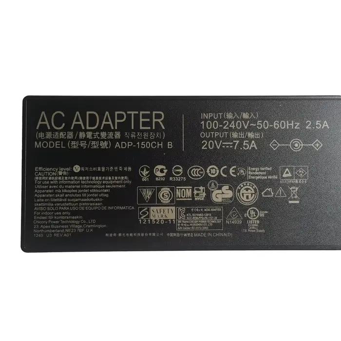 20V 7.5A 150W adaptateur secteur chargeur ADP-150CH B