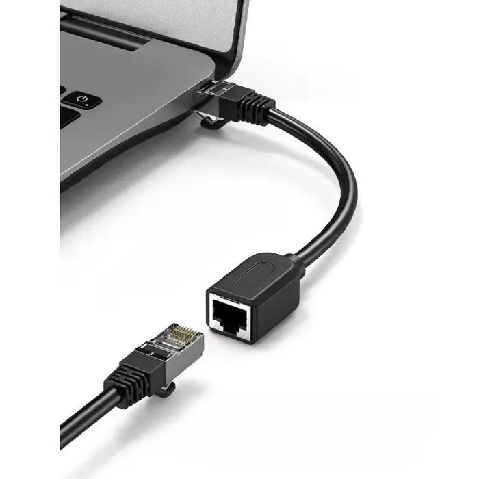 Connecteur de câblage réseau RJ45 à 90 degrés CAT7, ligne d'extension RJ45