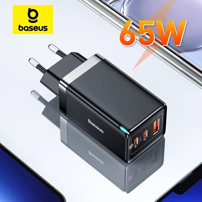 Chargeur GaN Baseus 65W Charge rapide Type C PD
