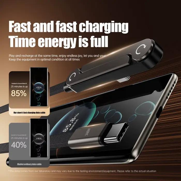 Câble de charge rapide PD 240W Type C vers Type C