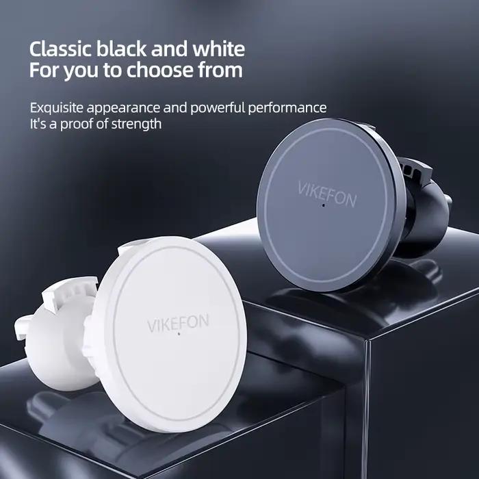 Support de téléphone magnétique sans fil pour voiture avec anneau pour iPhone 12 13 14 15 16 17 Pro Max Mini