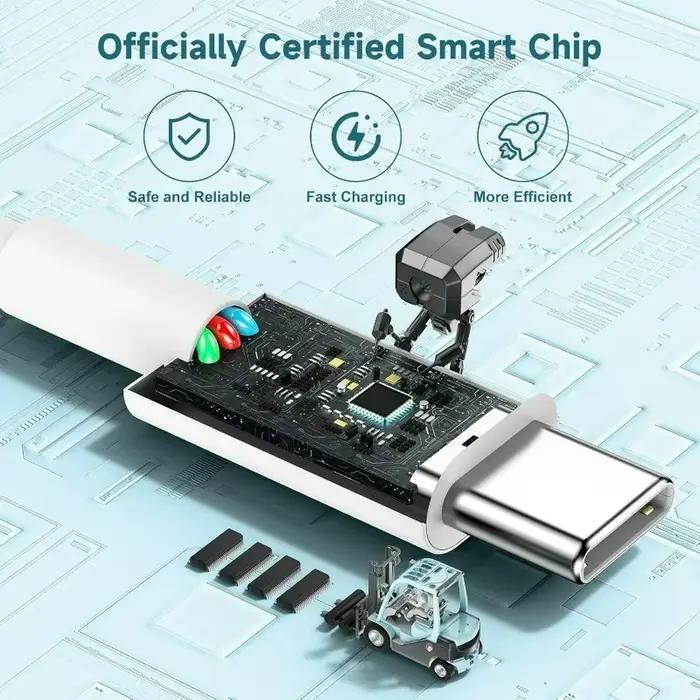 Câble USB A à C 10A, câble de données de Type C à C