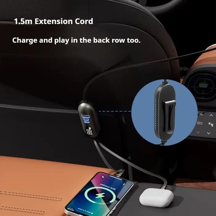 Chargeur de voiture multifonction 6-en-1