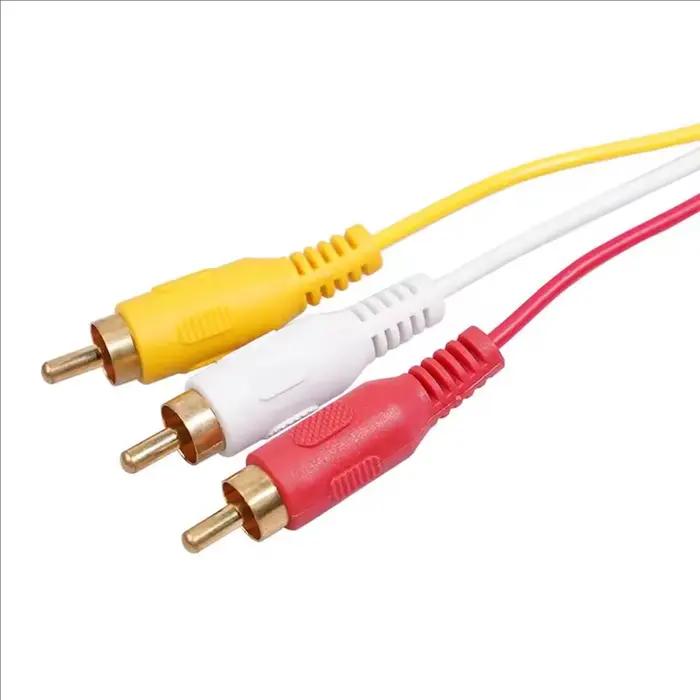 Câble compatible HDMI vers 3RCA 1.5M avec cordon HDMI 1.4 vers AV