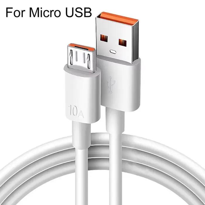 NNBILI 3 pièces 10A câble Micro USB vitesse charge rapide cordon USB pour Samsung Galaxy S7 S6 PS4 MP3 TV androïde téléphones câbles de données 1M