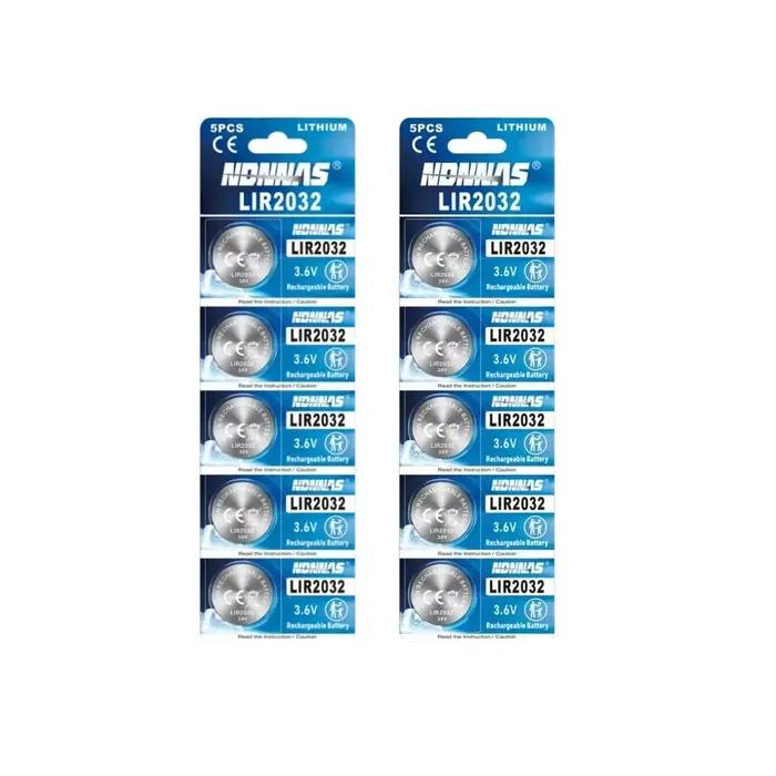 Batterie Rechargeable peut charger 3.6v 2032