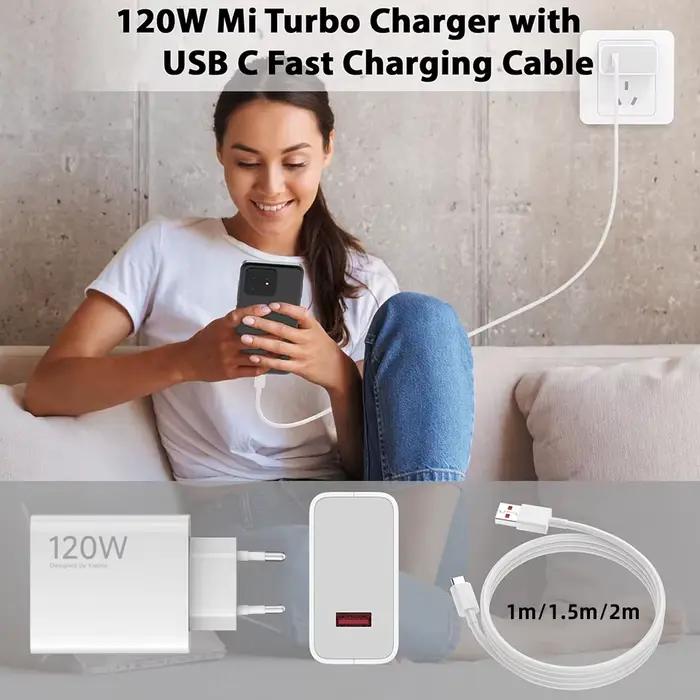 Chargeur original 120W XIAOMI 17 14 Pro 15 Redmi