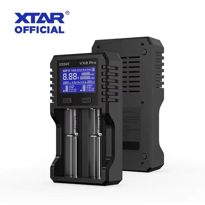 XTAR 1.5V VX2 Pro chargeur de batterie intelligent multifonction Test de capacité décharge résistance interne contrôle charge rapide