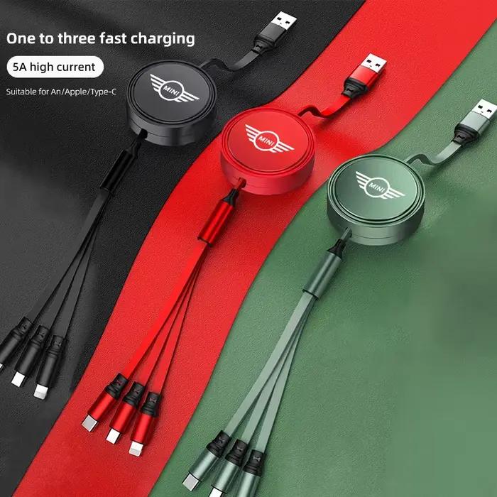 Câble de charge rapide 5A pour intérieur de voiture