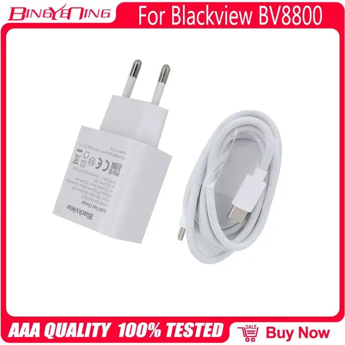 Chargeur rapide GaN d'origine pour Blackview BL9000 Pro BV8800 BL8800 Pro