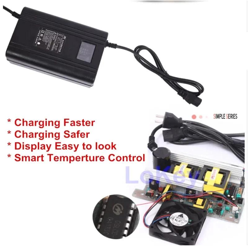 SOCO 48V 60V 72V 10A 6.5A 54V 70.5V chargeur intelligent rapide pour super